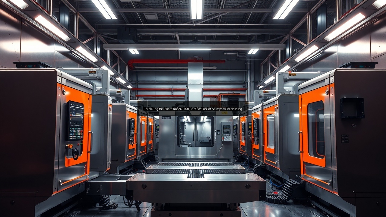 quality control aerospace AS9100 machining certification AS9100 machined manufacturing